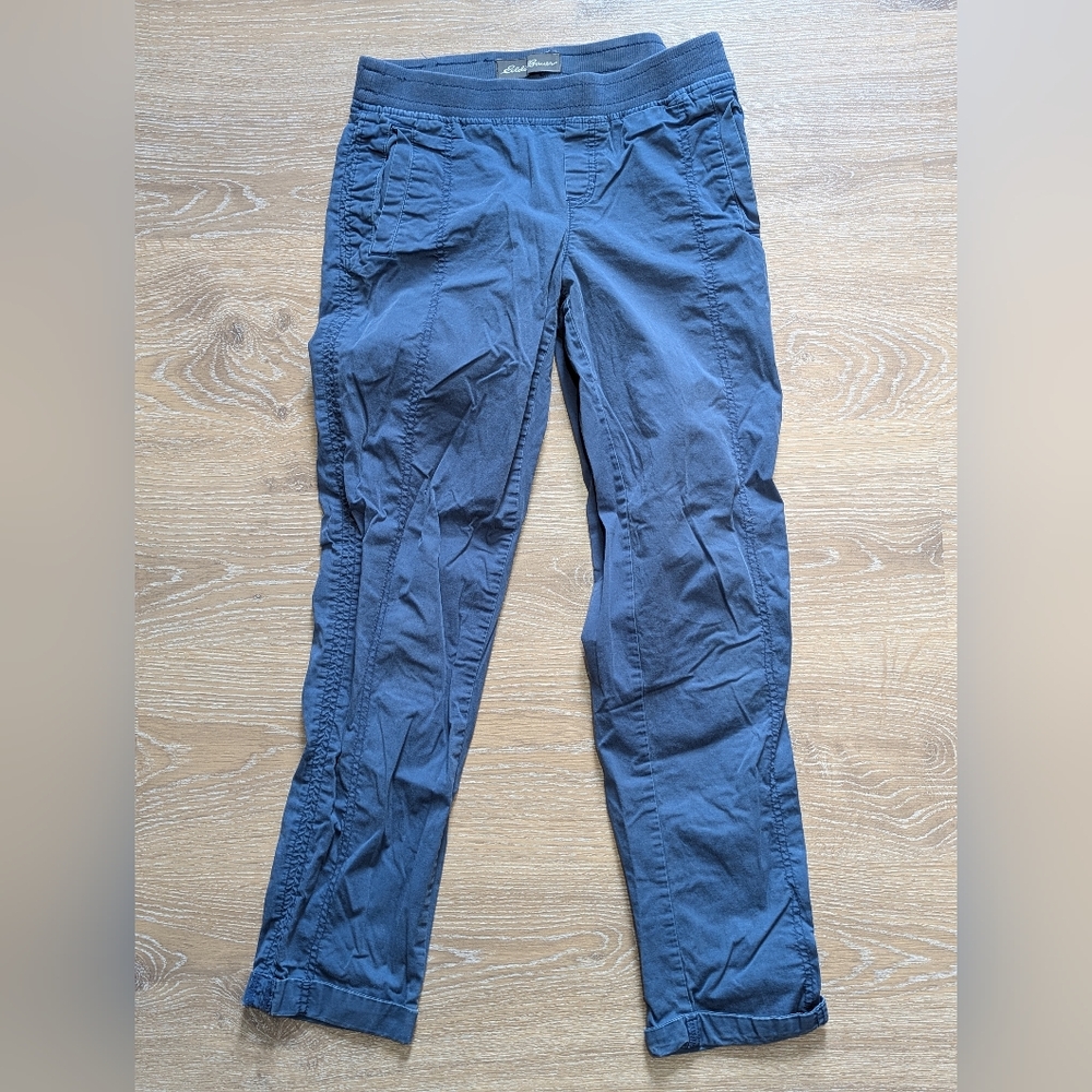 Eddie Bauer Women's Navy Cargo Pants Technical Streetwear‎ Hiking Outdoor